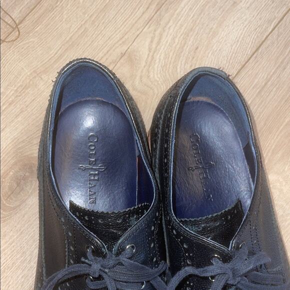 Cole Haan Men\'s size 13 Black Leather Oxfords shoes